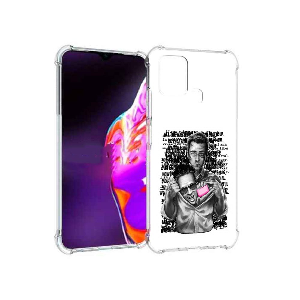 

Чехол MyPads Tocco для Infinix Hot 10s бойцовский клуб, Прозрачный, Tocco