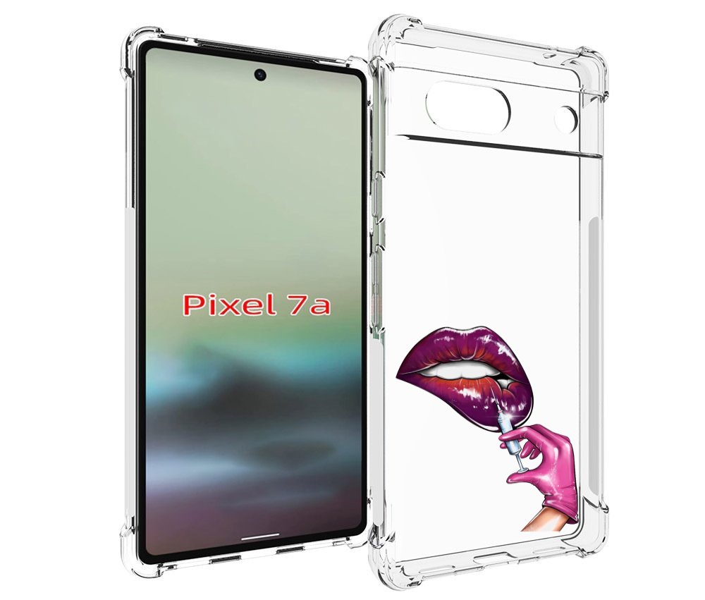 

Чехол MyPads качаем-губы для Google Pixel 7A, Tocco