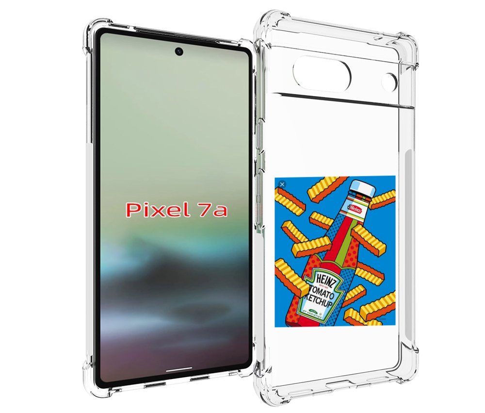 

Чехол MyPads картошка с соусом для Google Pixel 7A, Tocco