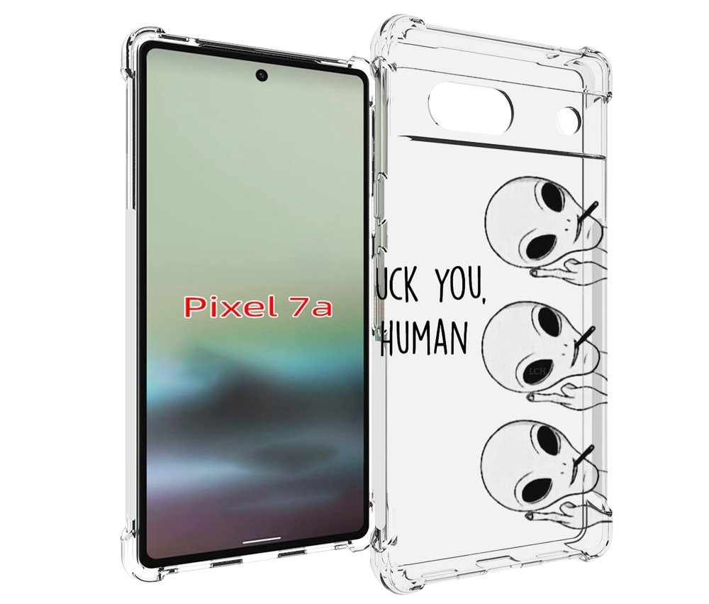 

Чехол MyPads инопланетяне для Google Pixel 7A, Tocco
