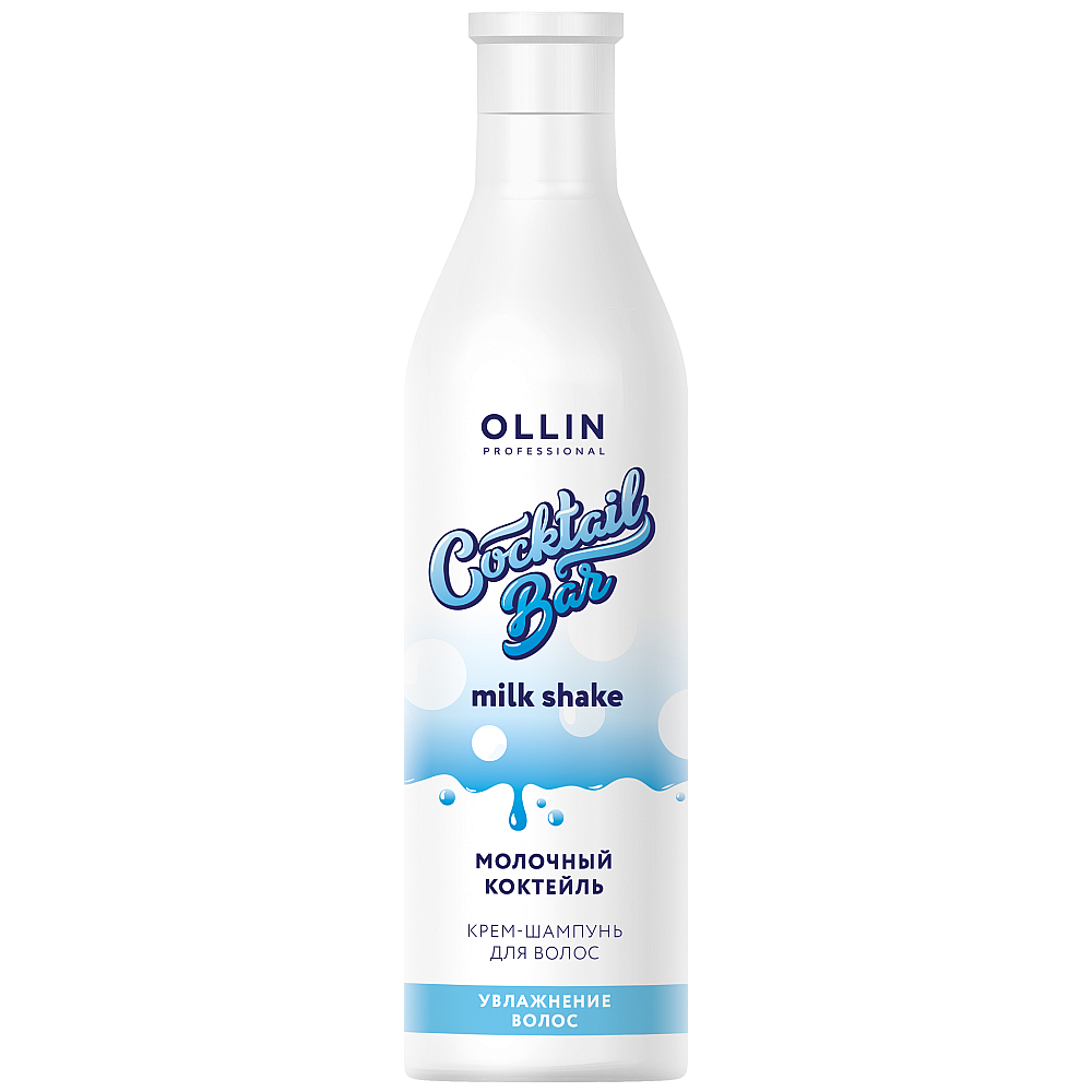 Крем-шампунь Ollin Professional Cocktail BAR Молочный коктейль Увлажнение волос 500мл