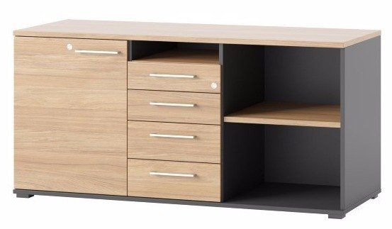 

Комод Капри ШxГxВ 1400*450*730 Мегамебель Мегамебель