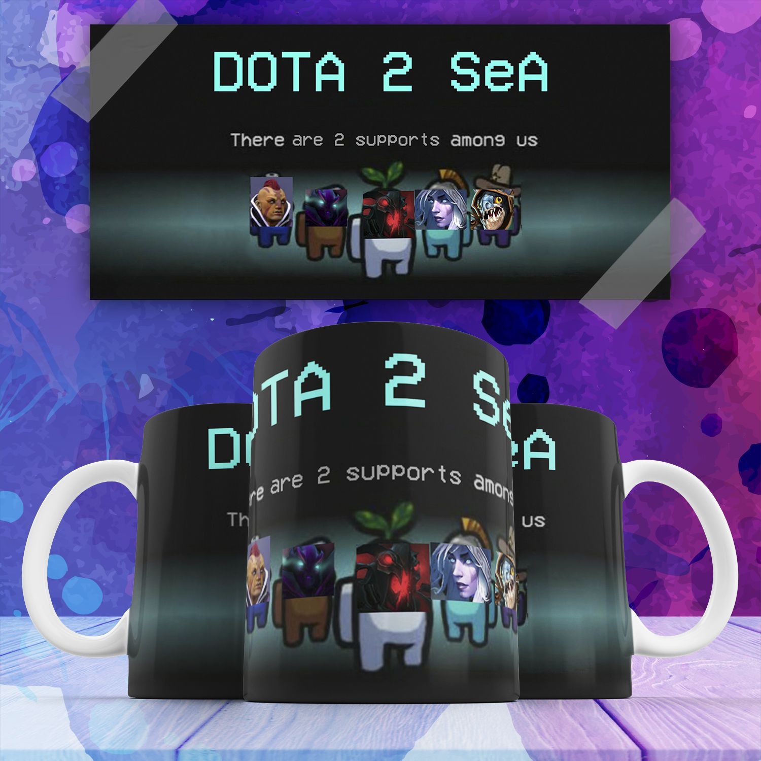 

Кружка с принтом компьютерной игры Дота dota 2 gopa 330 мл