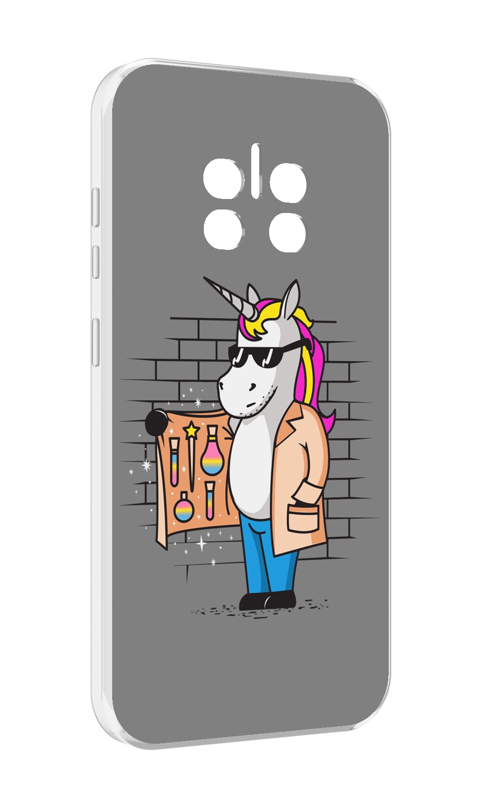 

Чехол MyPads Продавец-единорог для Doogee V11, Прозрачный, Tocco