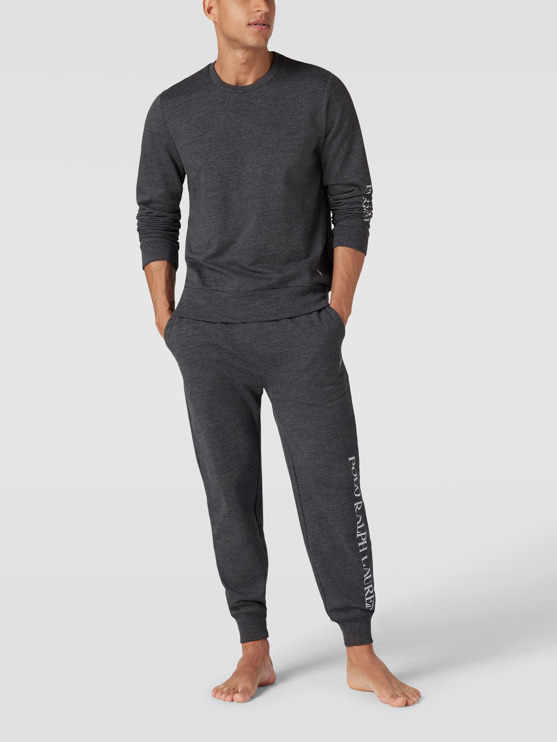 

Лонгслив домашний мужской Polo Ralph Lauren 1654075 серый L доставка из-за рубежа, 1654075