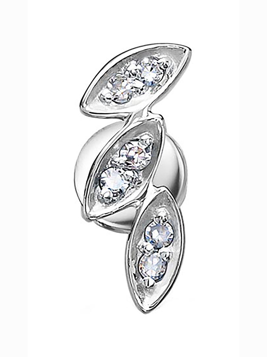 

Моносерьга из белого золота с бриллиантом Vesna jewelry 42182-251-01-01, 42182-251-01-01