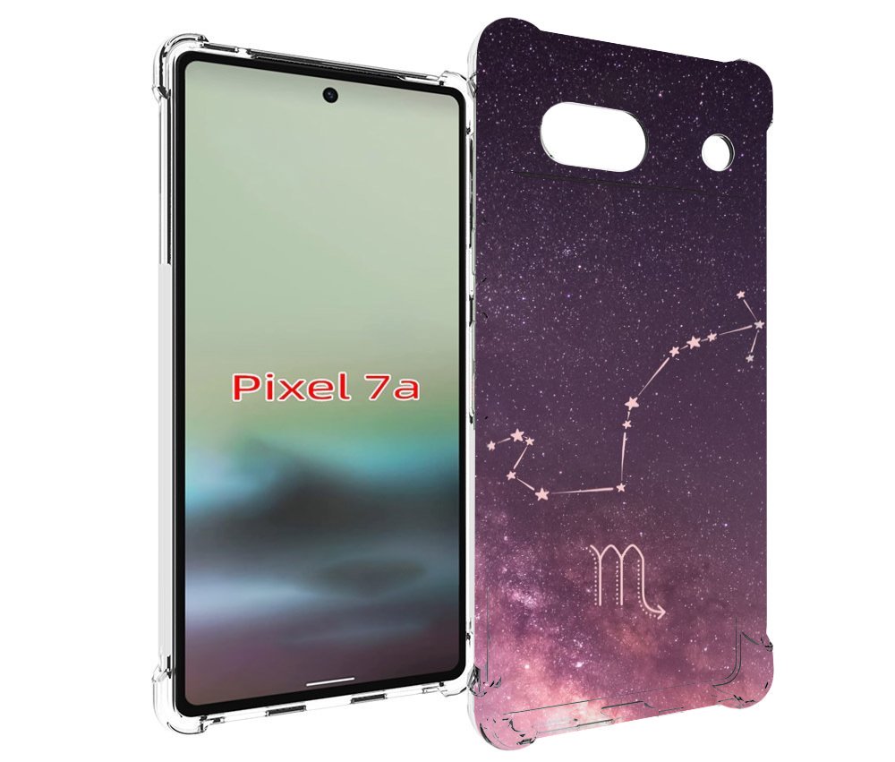 

Чехол MyPads знак зодиака скорпион 4 для Google Pixel 7A, Tocco