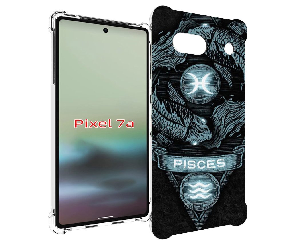 

Чехол MyPads знак зодиака рыбы 4 для Google Pixel 7A, Tocco