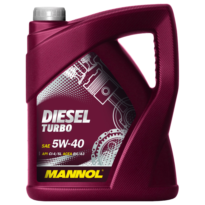 фото Масло мотор. diesel turbo 5w-40 5 л. mannol арт. 1011