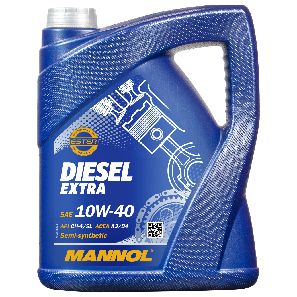 фото Масло мотор. diesel extra 10w-40 5 л. mannol арт. 1106