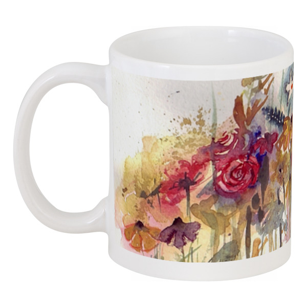 

Кружка Printio Flowers, Разноцветный