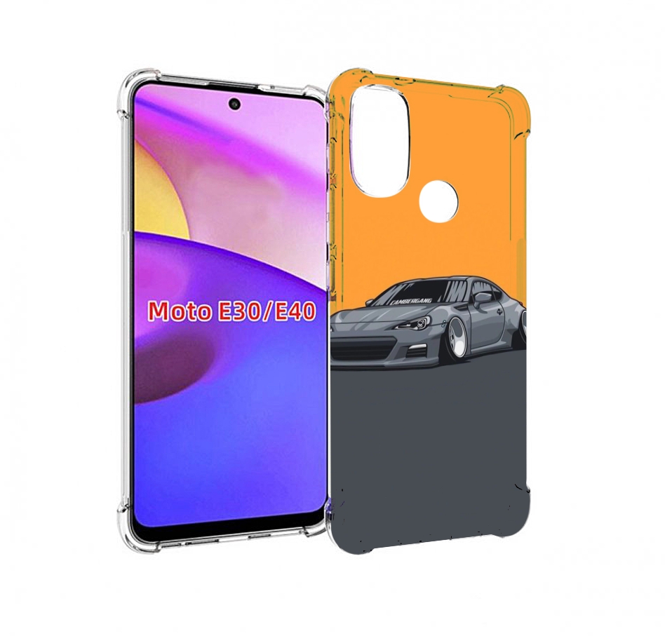 

Чехол бампер MyPads Спорт-кар для Motorola Moto E30., Прозрачный, Tocco