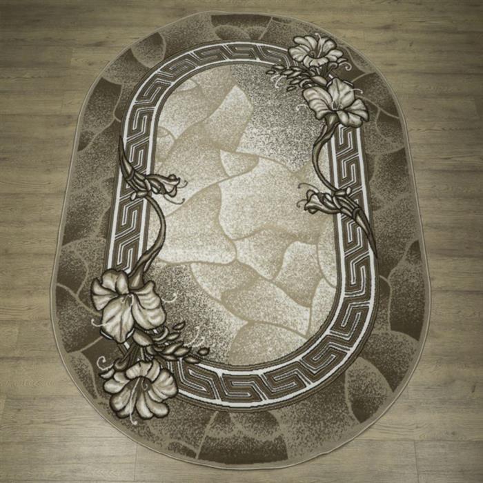 

Ковер Белка Лайла де Люкс дизайн 15805 10822 Овал 3x4м, Ковер Лайла де Люкс дизайн 15805 цвет 10822