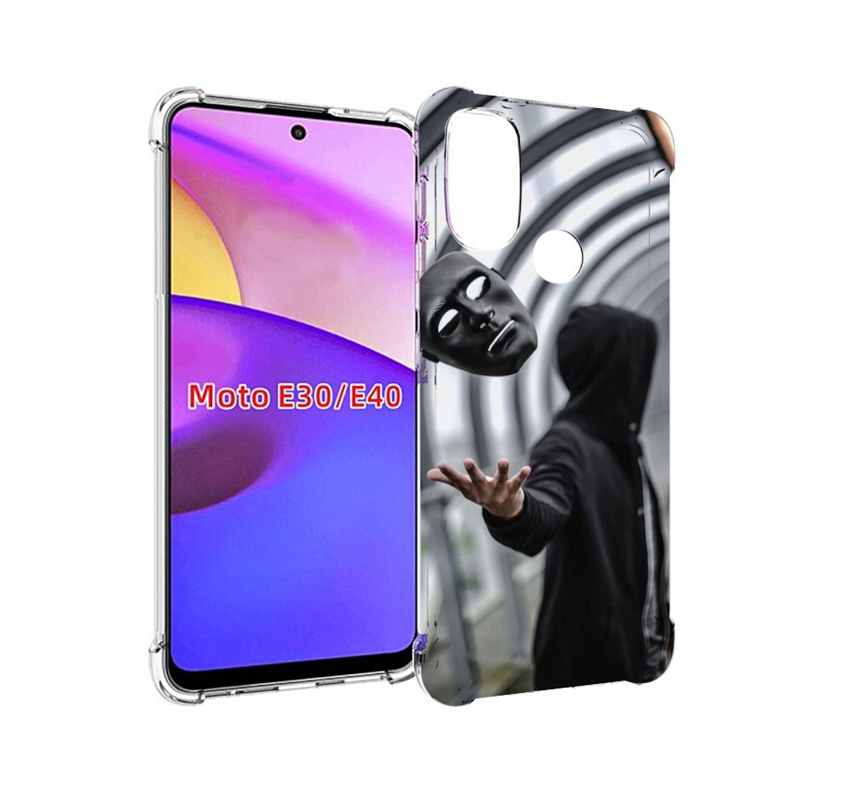 

Чехол бампер MyPads Сними-маску для Motorola Moto E30., Прозрачный, Tocco