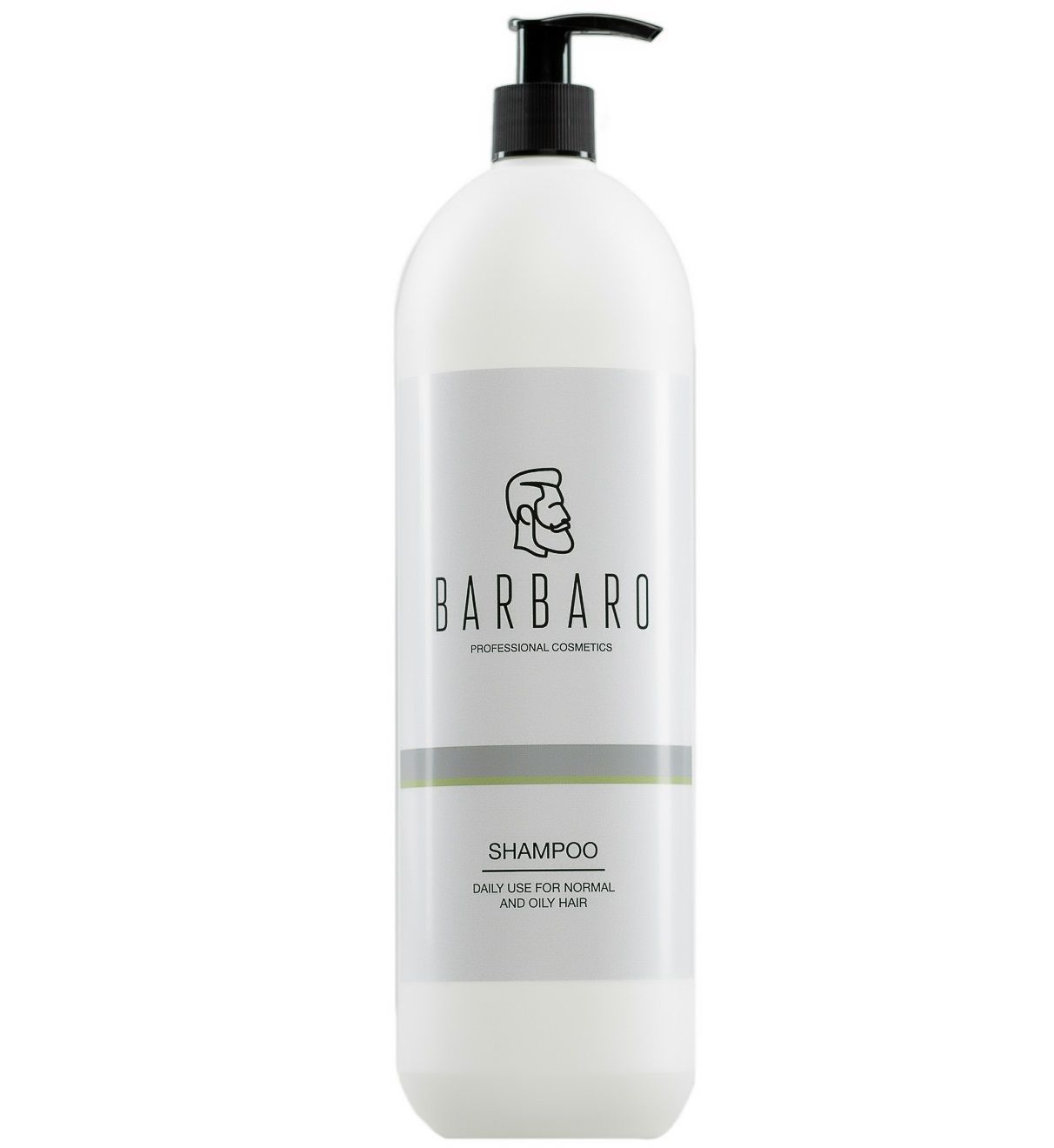 фото Шампунь для ухода за нормальными и жирными волосами barbaro shampoo daily use 1000 мл