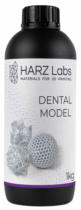 

Фотополимер HARZ Labs Dental Model Bone Белый, 1 л, Dental Model Bone