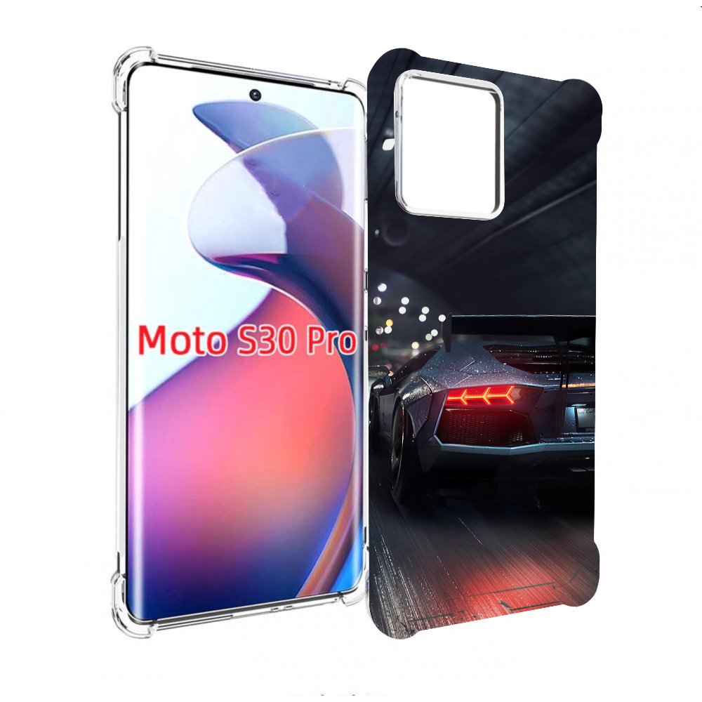 

Чехол MyPads Ламба мужской для Motorola Moto S30 Pro, Прозрачный, Tocco