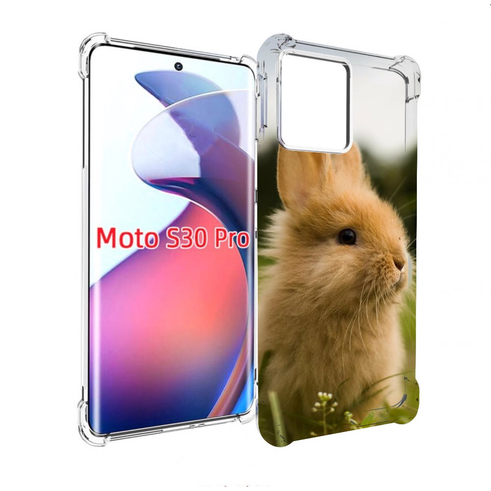 

Чехол MyPads Кролик для Motorola Moto S30 Pro, Прозрачный, Tocco