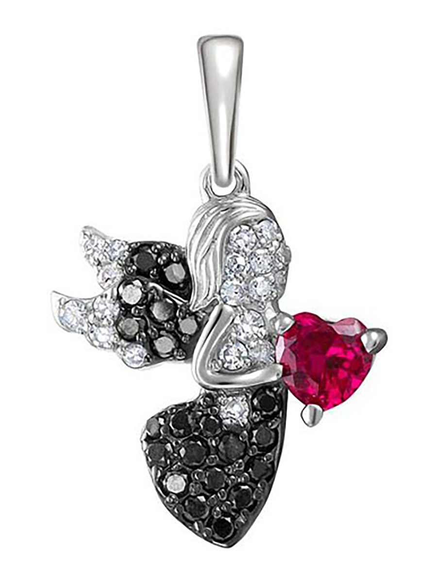 

Кулон из белого золота с корундом, бриллиантом Vesna jewelry 31788-256-304-00, 31788-256-304-00