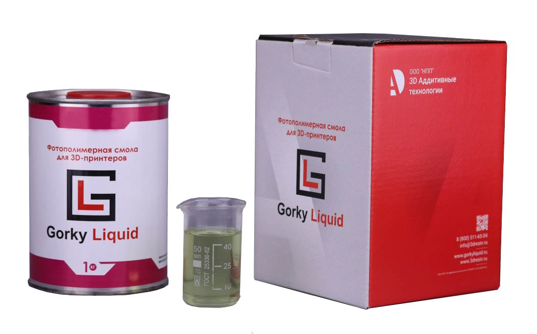 

Фотополимер Gorky Liquid Silicone LCD (Прозрачный, 1 л), Silicone LCD
