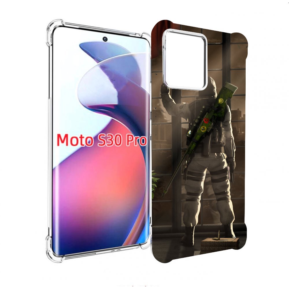 

Чехол MyPads Контр-Страйк-в-дыму для Motorola Moto S30 Pro, Прозрачный, Tocco