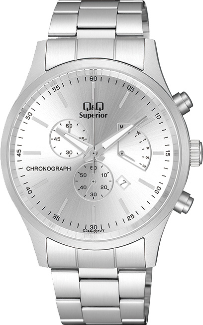 

Наручные часы мужские Q&Q C24A-001VY, C24A-001VY