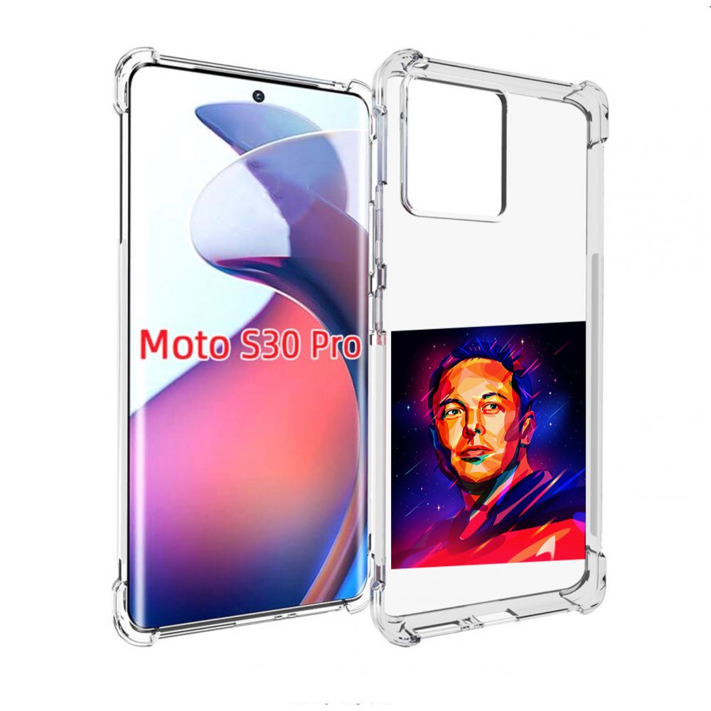 

Чехол MyPads Илон-Маск для Motorola Moto S30 Pro, Прозрачный, Tocco