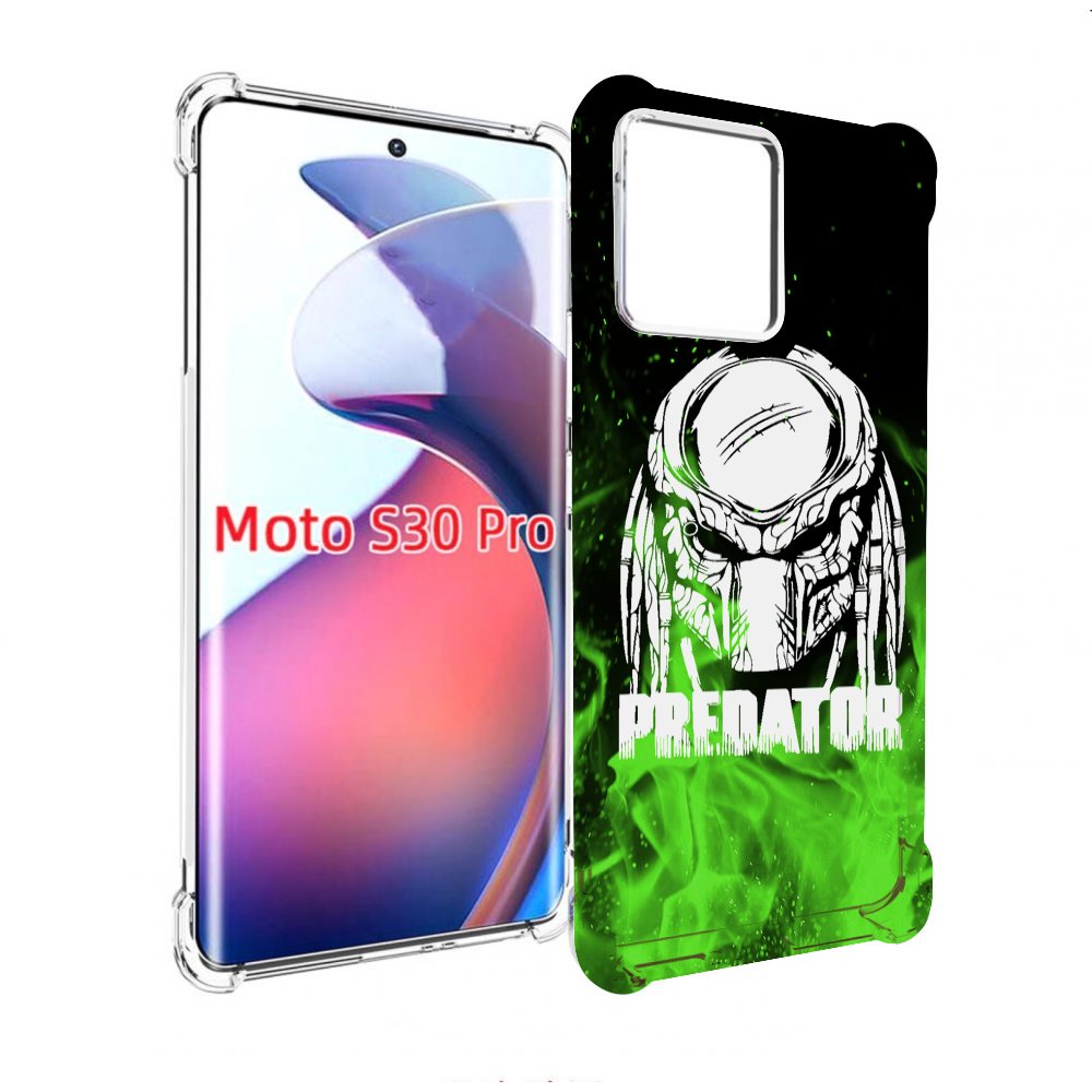 

Чехол MyPads Знак-хищника для Motorola Moto S30 Pro, Прозрачный, Tocco