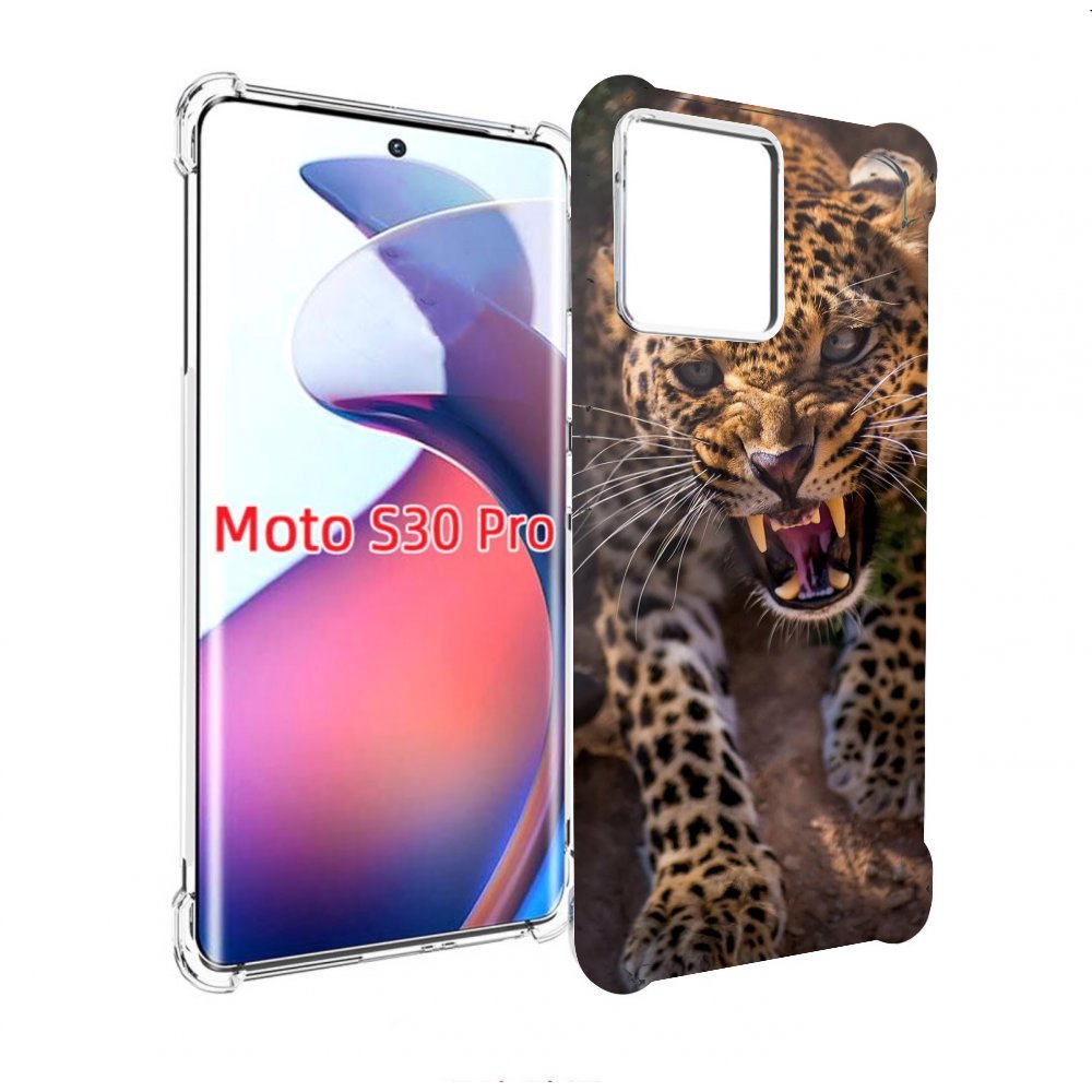 

Чехол MyPads Злой-гепард для Motorola Moto S30 Pro, Прозрачный, Tocco