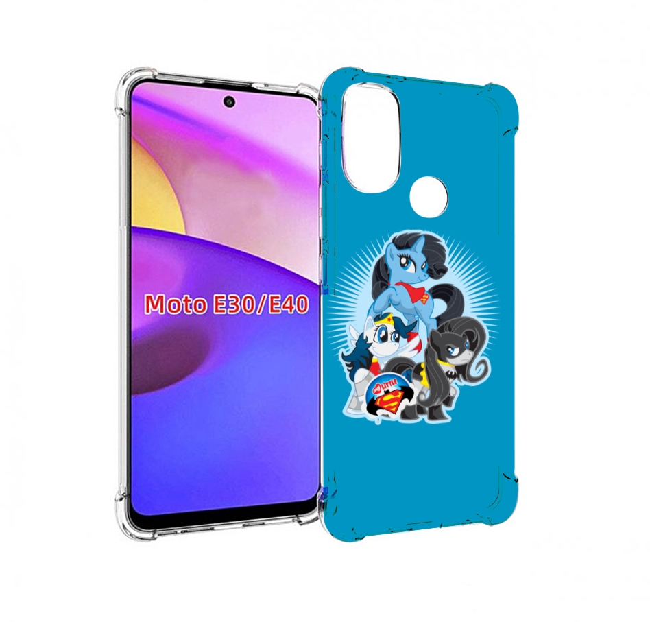 

Чехол бампер MyPads Пони-литл для Motorola Moto E30., Прозрачный, Tocco