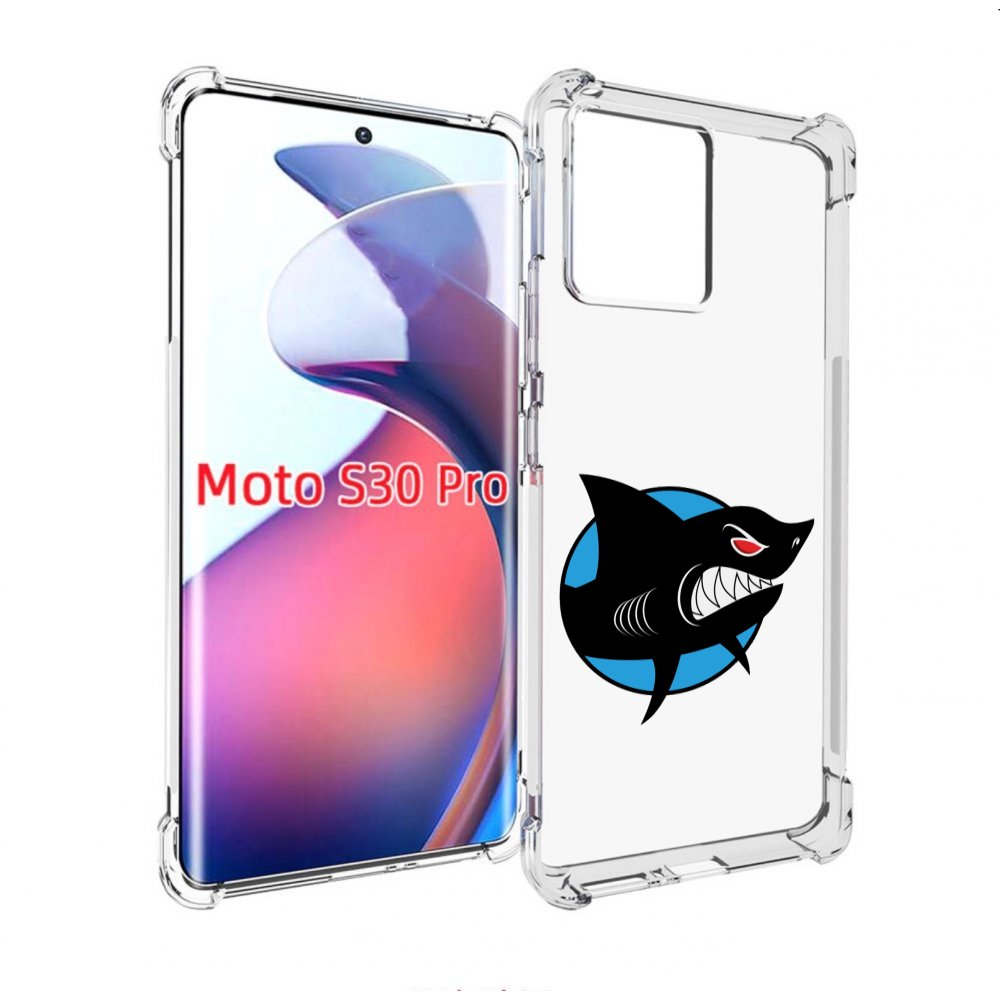 

Чехол MyPads Злая-акула для Motorola Moto S30 Pro, Прозрачный, Tocco
