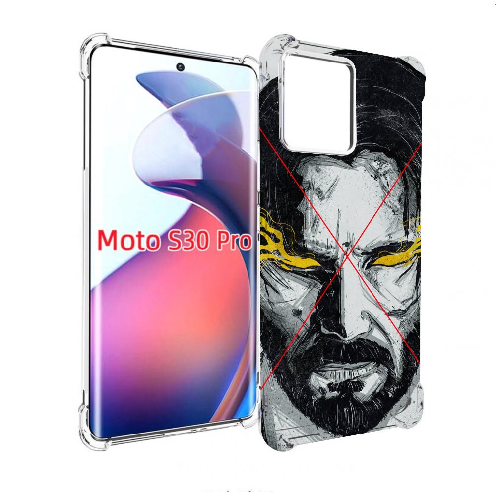

Чехол MyPads Джон-Уик для Motorola Moto S30 Pro, Прозрачный, Tocco