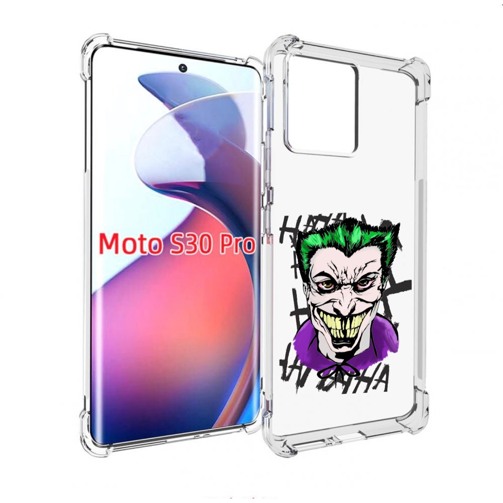 

Чехол MyPads Джокер-крейзи для Motorola Moto S30 Pro, Прозрачный, Tocco