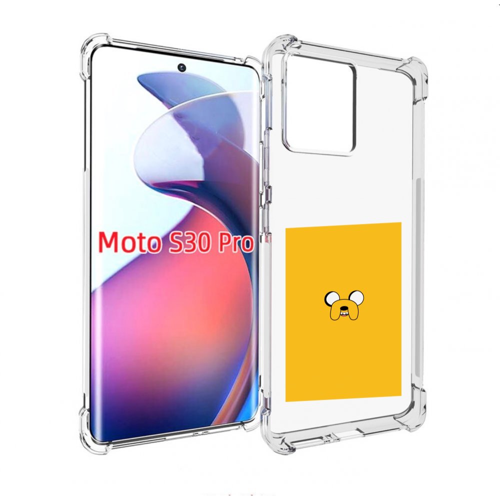 

Чехол MyPads Джейк-время-приключений для Motorola Moto S30 Pro, Прозрачный, Tocco