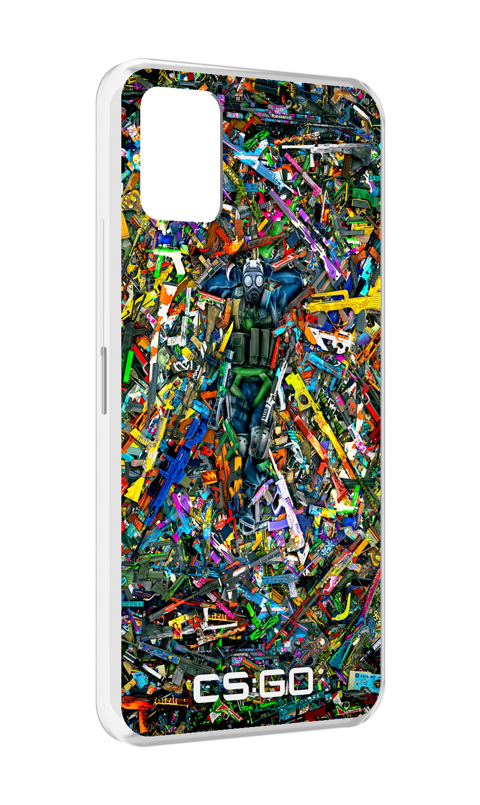 

Чехол MyPads CS GO guns skins мужской для Umidigi Power 5, Прозрачный, Tocco