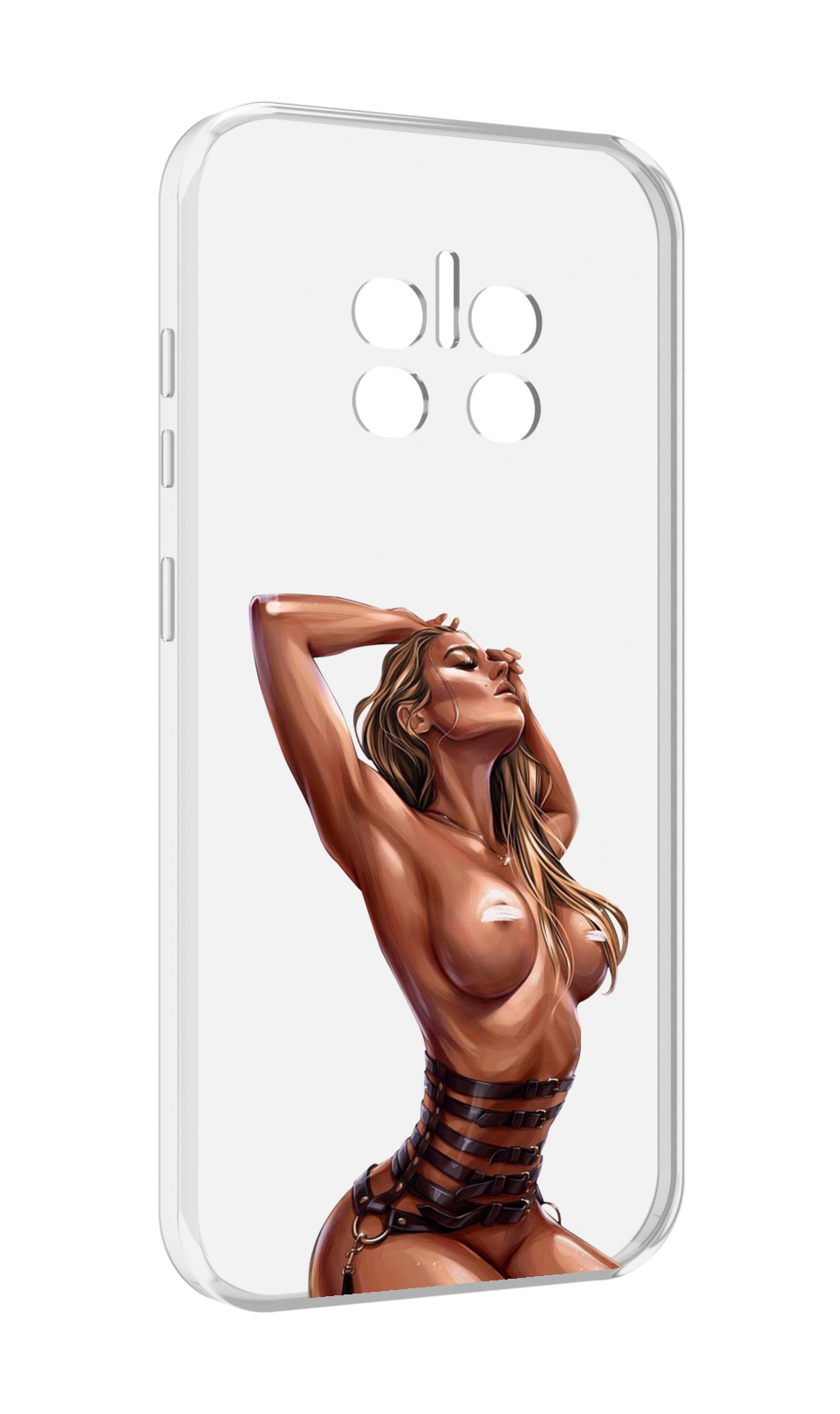 

Чехол MyPads Портупея денский для Doogee V11, Прозрачный, Tocco