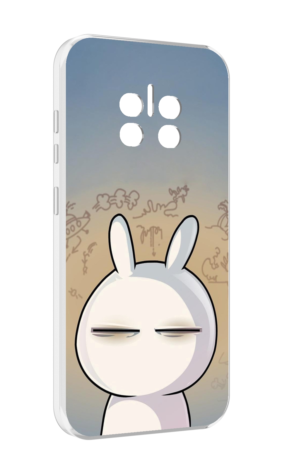 

Чехол MyPads Подозрительный-зайка для Doogee V11, Прозрачный, Tocco