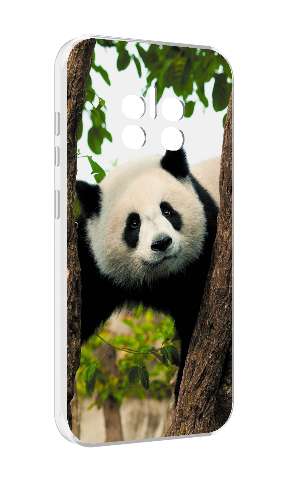 

Чехол MyPads Панда-на-дереве для Doogee V11, Прозрачный, Tocco