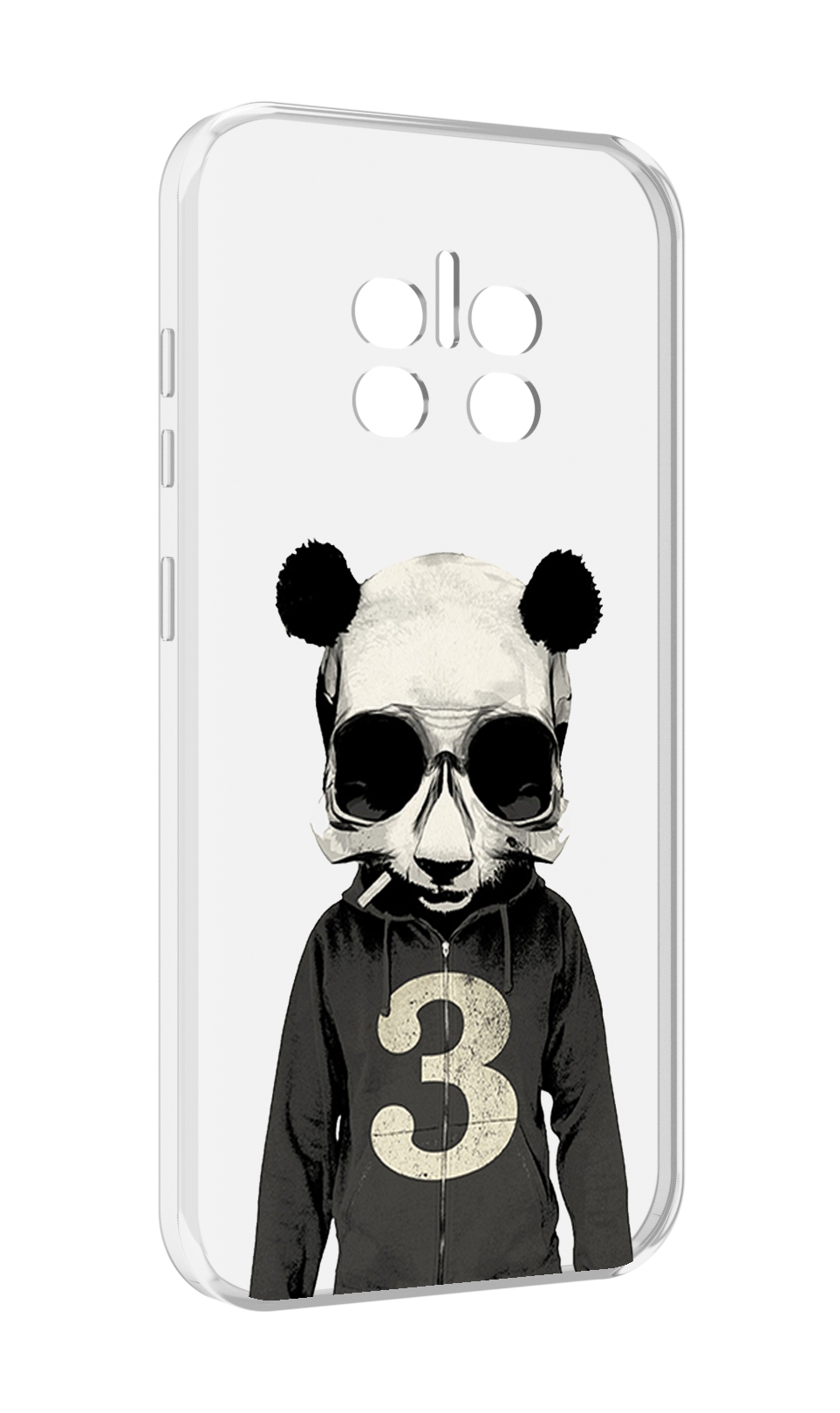 

Чехол MyPads Панда-в-костюме для Doogee V11, Прозрачный, Tocco