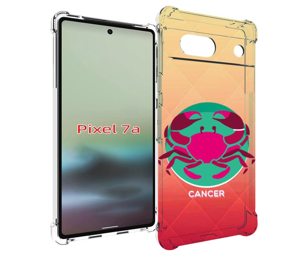 

Чехол MyPads знак зодиака рак 4 для Google Pixel 7A, Tocco