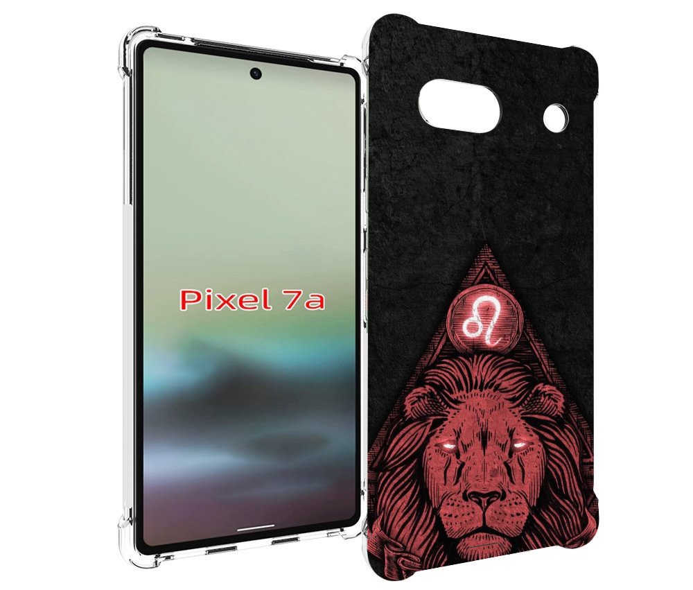

Чехол MyPads знак зодиака лев 4 для Google Pixel 7A, Tocco