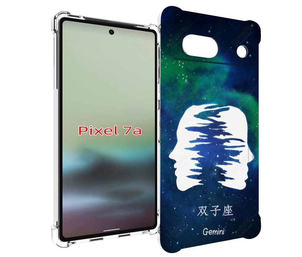 

Чехол MyPads знак зодиака близнецы 6 для Google Pixel 7A, Tocco