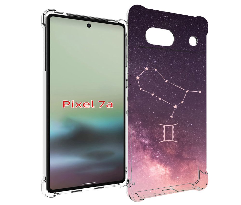 

Чехол MyPads знак зодиака близнецы 5 для Google Pixel 7A, Tocco