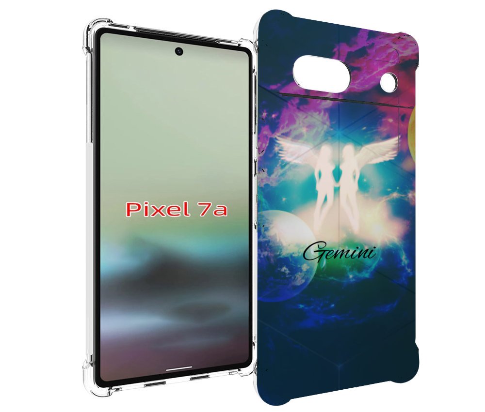 

Чехол MyPads знак зодиака близнецы 3 для Google Pixel 7A, Tocco