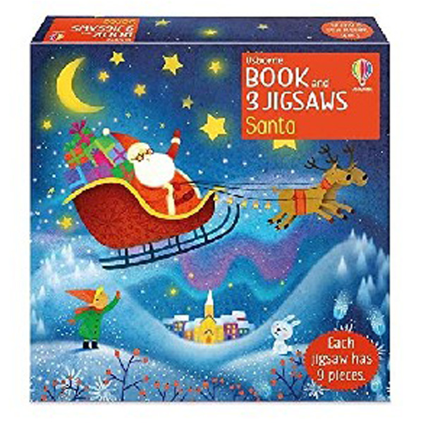 

Usborne Book and 3 Jigsaws: Santa / Kate Nolan