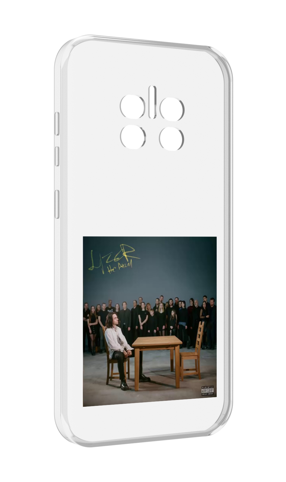 

Чехол MyPads Не Ангел LIZER для Doogee V11, Прозрачный, Tocco