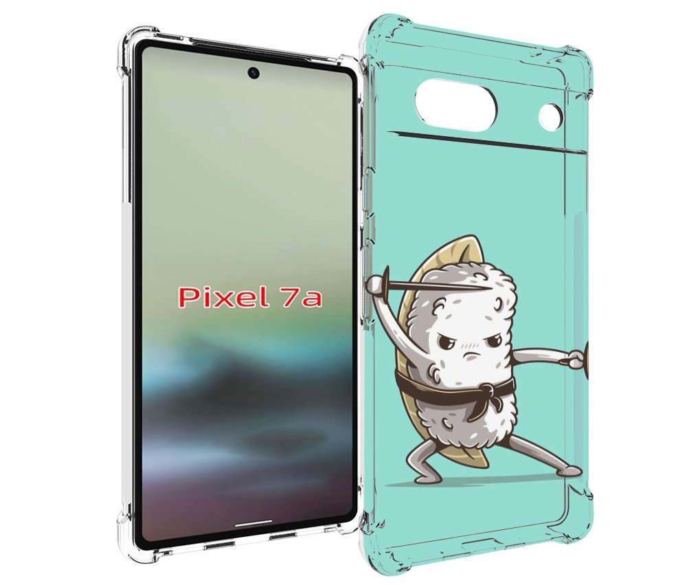 

Чехол MyPads злой суши детский для Google Pixel 7A, Tocco