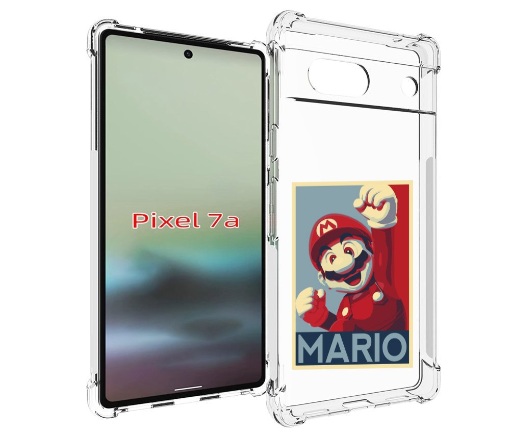 

Чехол MyPads злой марио для Google Pixel 7A, Tocco