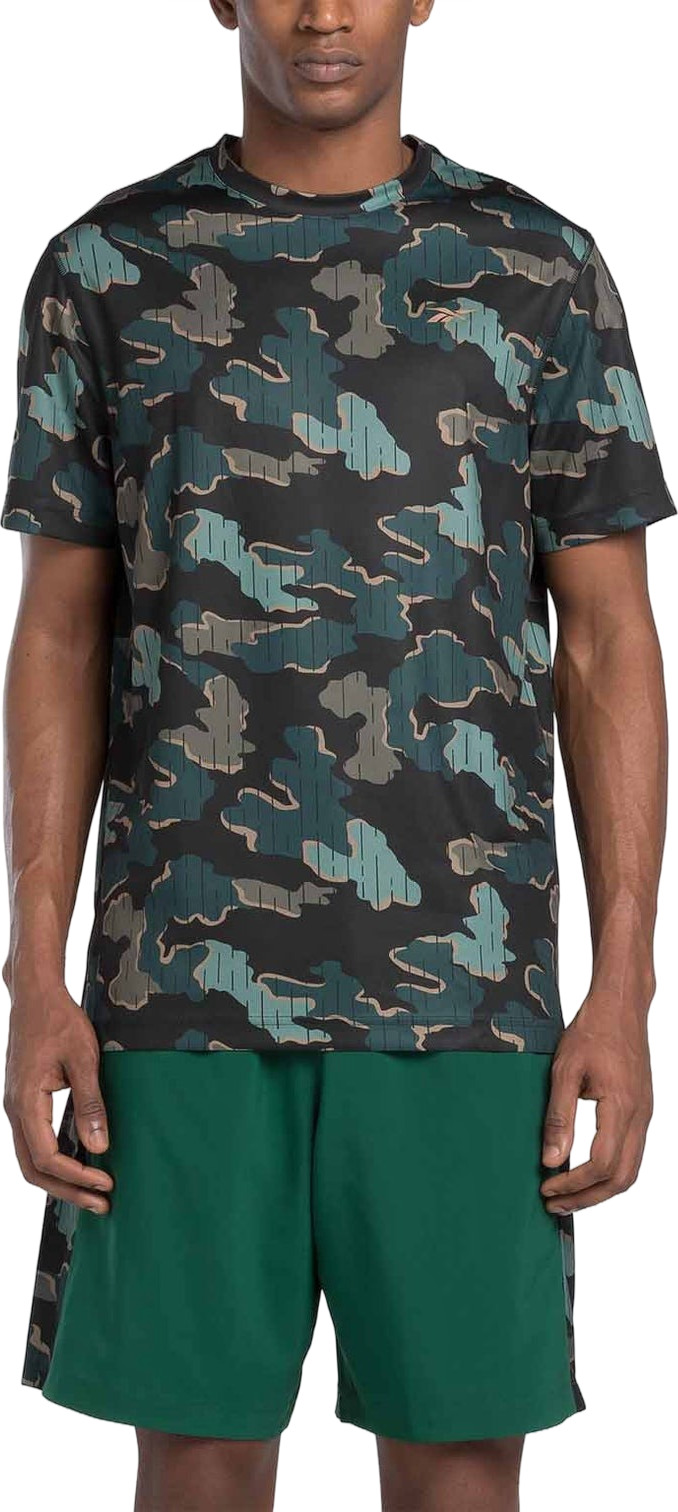 Футболка мужская Reebok Train Motion Camo Tech T-Shirt черная XL