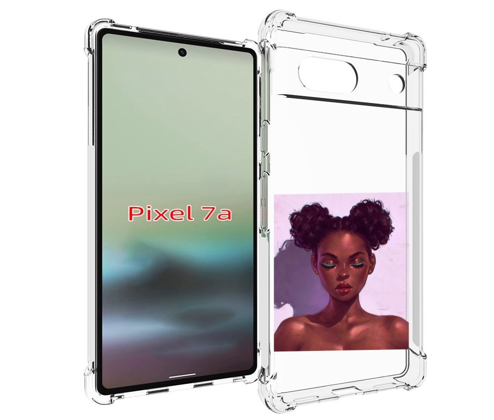 

Чехол MyPads зеленые-стрелки женский для Google Pixel 7A, Tocco